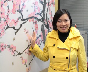 梁美芬形容發展事業必須專心一致，並鼓勵大家向著目標踏實前進。