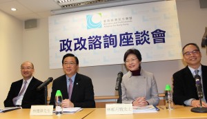 經民聯副主席林健鋒期望各界以香港整體利益出發，推動政改向前發展。